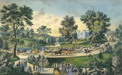 The Grand Drive, Central Park, New York, 1869